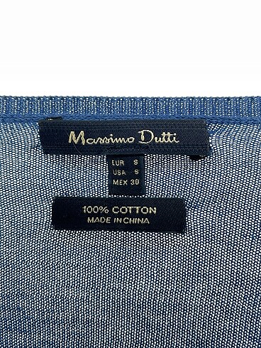 s Beden mavi Renk Massimo Dutti Hırka %70 İndirimli.