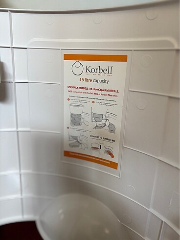 Korbell çöp kovası - Görsel 6