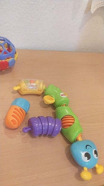 Beden Fisher price eğitici tırtıl ve kanz çıngıraklı top