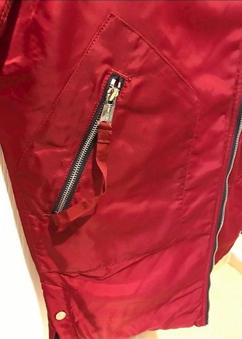 Fermuarlı midi kadın mont - Görsel 2