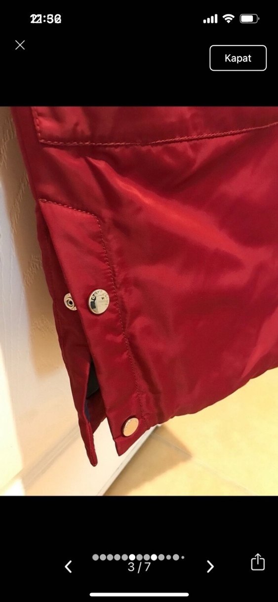 Fermuarlı midi kadın mont - Görsel 3