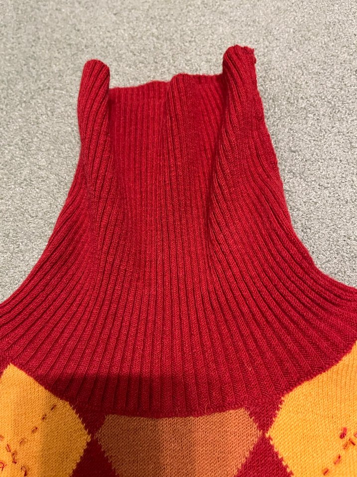 Koyu kırmızı Bohem Kadın Triko - Görsel 5