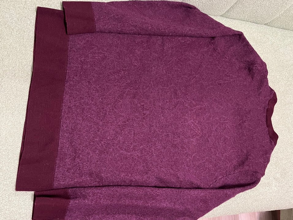 Lacoste mürdüm kazak - Görsel 3