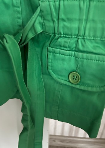 Düğmeli Yeşil Kadın Ceket - Görsel 3