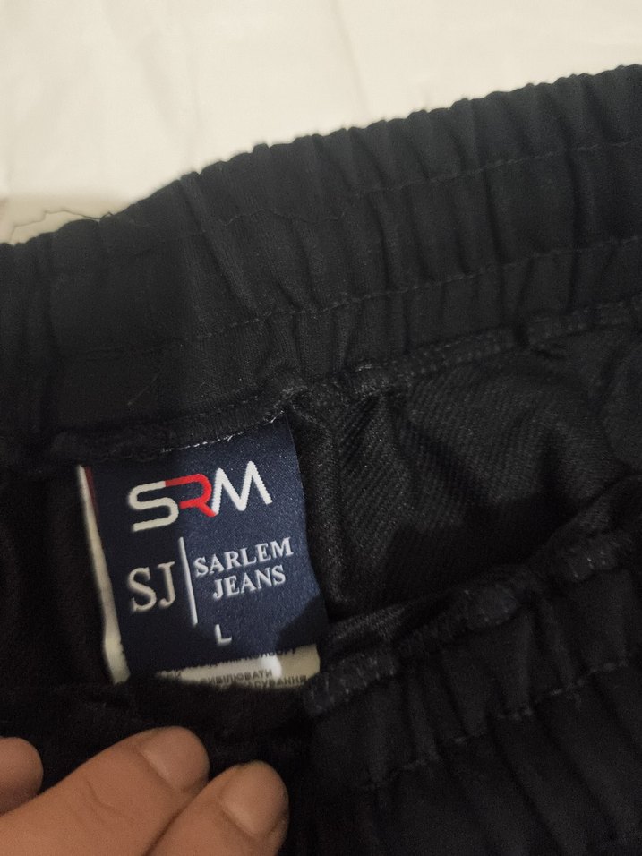 Siyah Fermuarlı Rahat Kesim erkek eşofman bir kere giyildi - Görsel 3