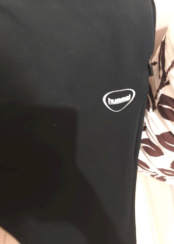 Hummel Siyah Fermuarlı Erkek Eşofman Altı - Görsel 2