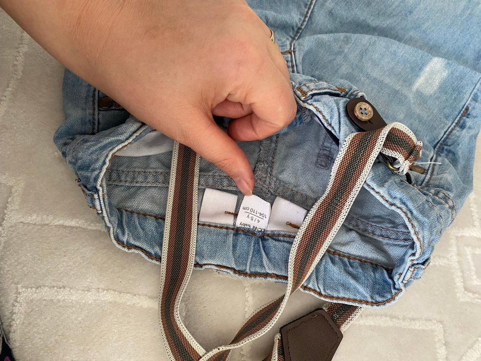 Mavi Denim Erkek Çocuk Bol Kesim Şort - Görsel 3