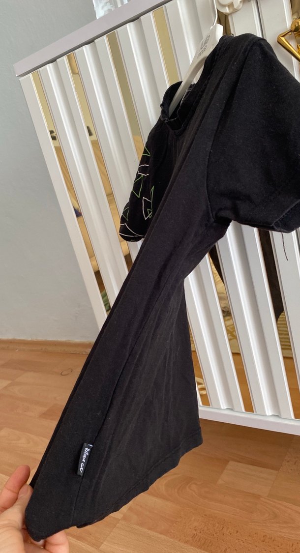 Rock Punk Siyah Baskılı Erkek Tişört - Görsel 3