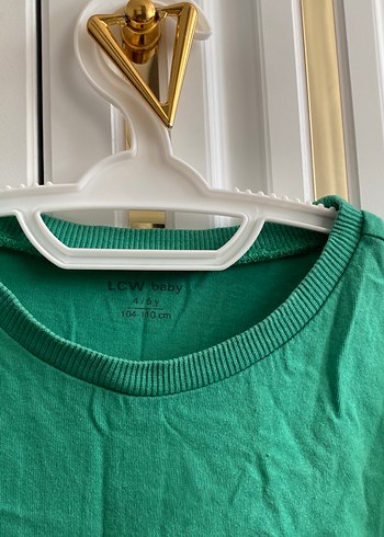 Erkek Çocuk Yeşil Baskılı Kısa Kollu Tişört - Görsel 2