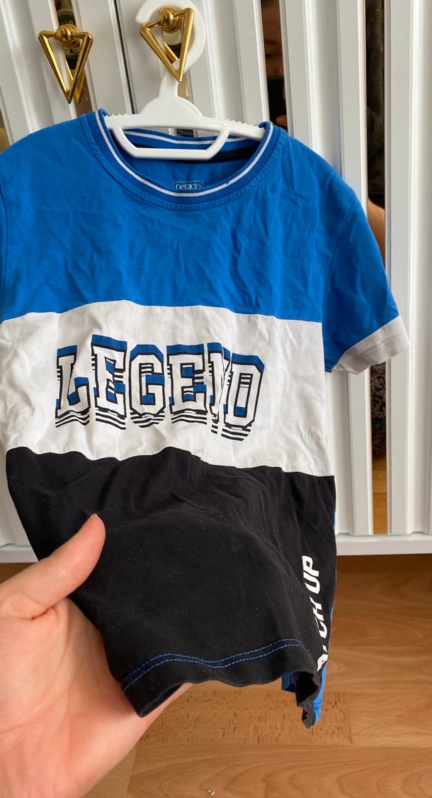 Erkek Çocuk Renkli Pamuklu Tişört - Görsel 3