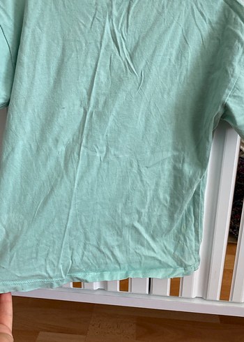 Baskılı Yeşil Kız Çocuk Tişörtü - Görsel 4