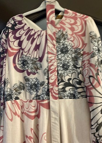 Bohem Tarz Uzun Desenli Kadın Elbise - Görsel 4