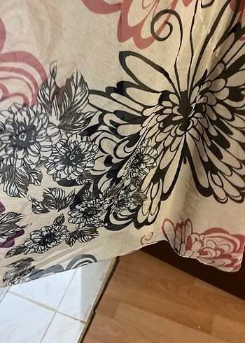 Bohem Tarz Uzun Desenli Kadın Elbise - Görsel 3