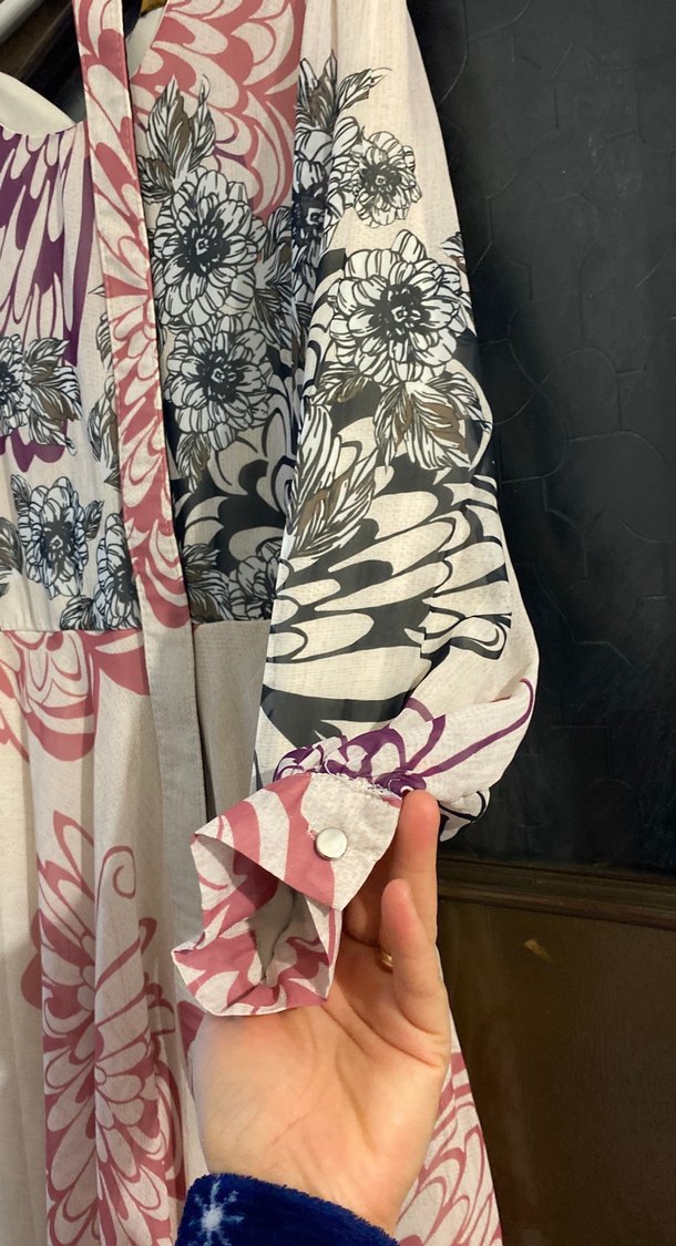 Bohem Tarz Uzun Desenli Kadın Elbise - Görsel 5