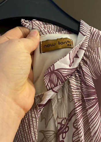 Bej Bohem Uzun Kollu Kadın Elbise - Görsel 8