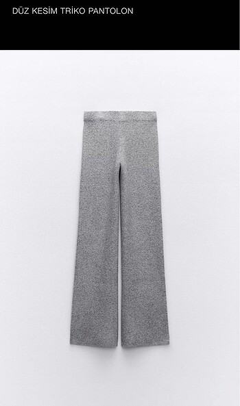 Zara meşhur triko pantolon