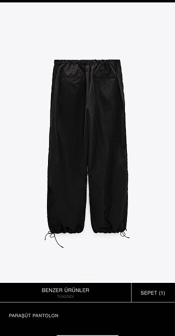 s Beden Meşhur paraşüt pantolon