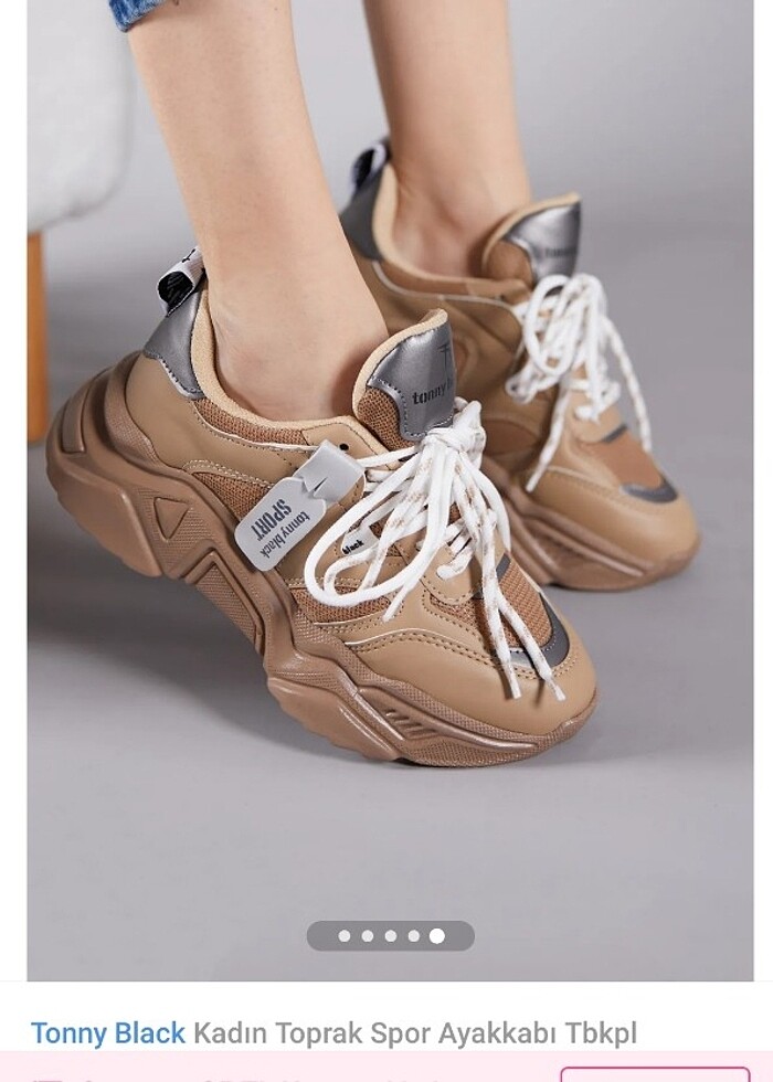 Tony Black Spor Ayakkabı  - Görsel 4