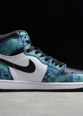 42 Beden çeşitli Renk Air Jordan 1 Retro High OG Tie Dye