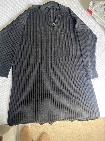 Oversize triko elbise