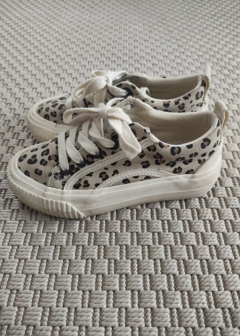 Zara Zara Leopar Desen Çocuk Sneaker Ayakkabı