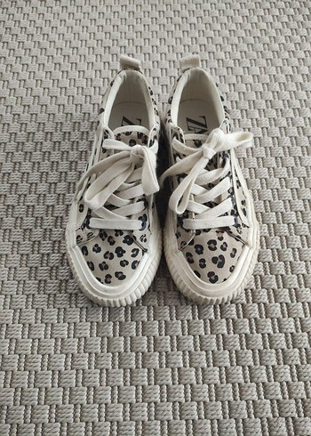 Zara Leopar Desen Çocuk Sneaker Ayakkabı