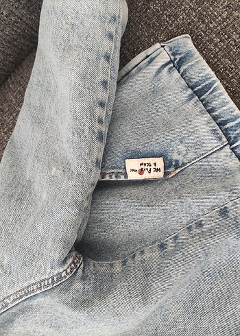 4 Yaş Beden Zara Çocuk İçi Peluş Kot Ceket Mont