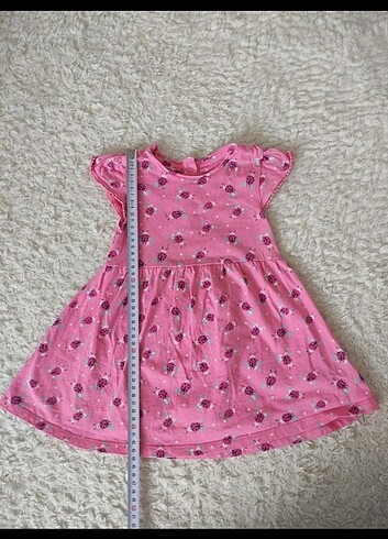 Mothercare Mothercare Uğur Böcekli Pembe elbise