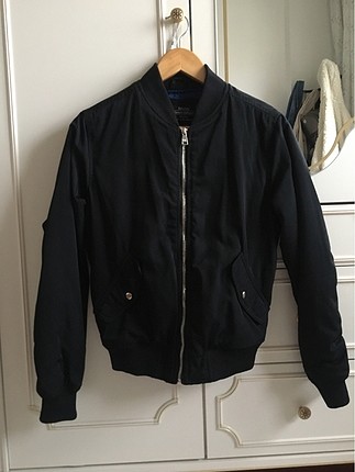 Bershka Siyah Bomber Ceket