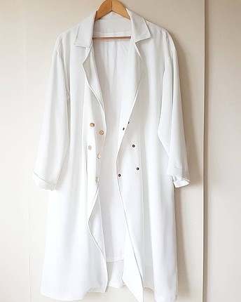 beyaz kruvaze ceket