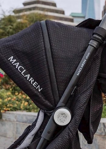 Maclaren Atom Siyah Bebek Arabası - Görsel 8