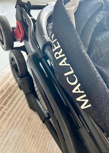 Maclaren Atom Siyah Bebek Arabası - Görsel 12