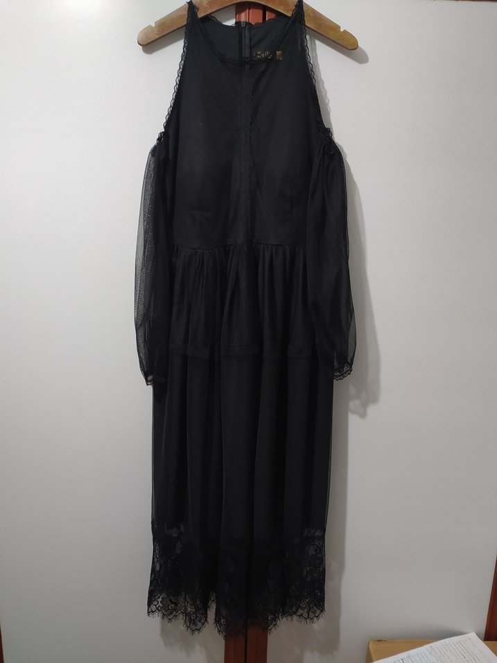 Siyah elbise - Görsel 3