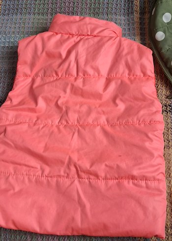 Kızlar için Fermuarlı Pembe Street Wear Yelek - Görsel 3