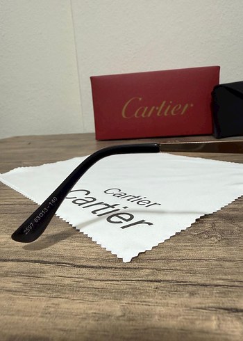 Beden kahverengi Renk Cartier Kadın Kahverengi Modern Güneş Gözlüğü