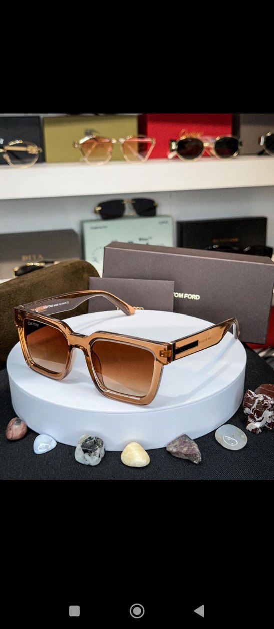 Bej Klasik Kadın Güneş Gözlüğü - Görsel 2