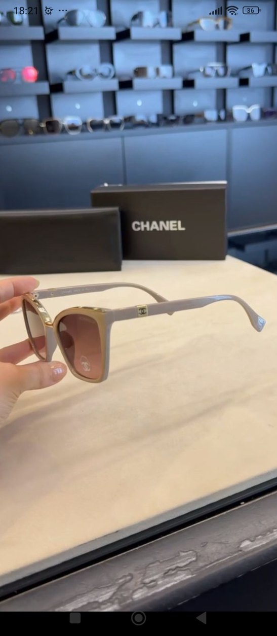 Bej Transparan Kadın Gözlüğü - Görsel 4