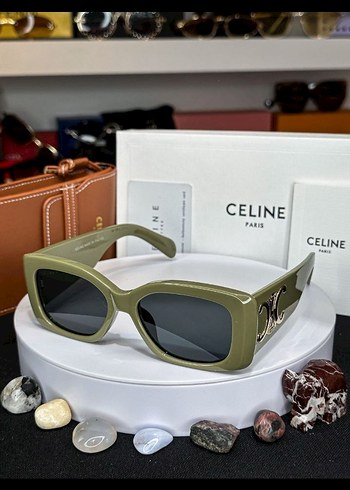 Hafif Haki Kadın Güneş Gözlüğü - Görsel 2