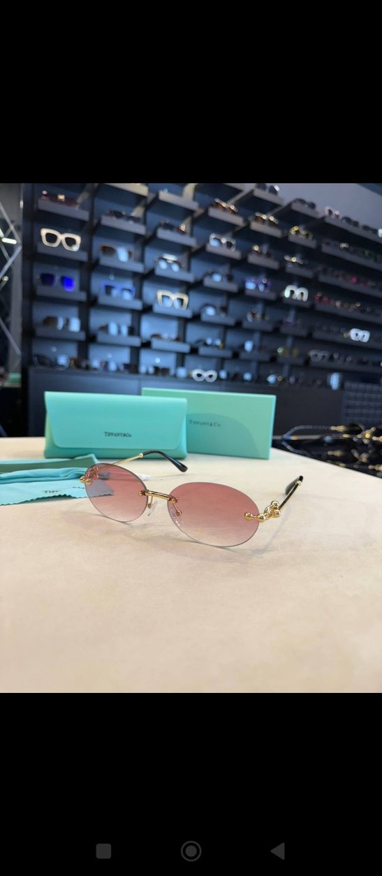 Bej Şeffaf Kadın Güneş Gözlüğü - Görsel 2