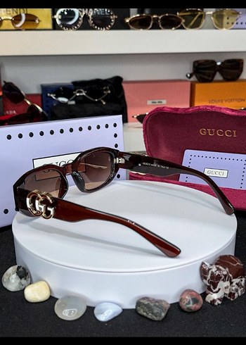 Bej Şeffaf Kadın Güneş Gözlüğü - Görsel 3