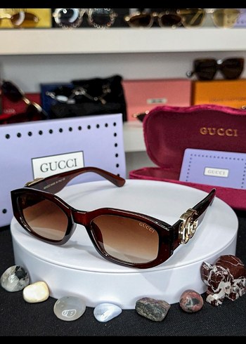 Bej Şeffaf Kadın Güneş Gözlüğü - Görsel 2