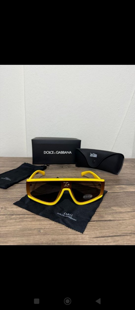 Parlak Sarı Erkek Sokak Tarzı Güneş Gözlüğü - Görsel 3