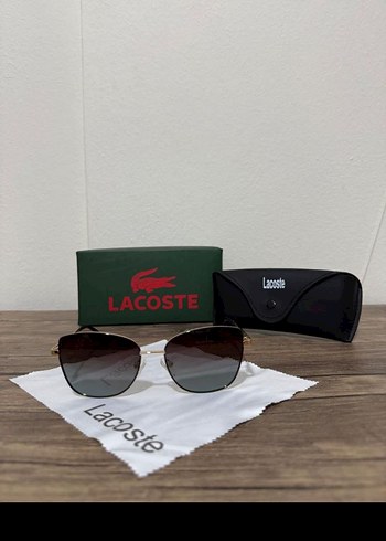 Şeffaf Parlak Kahverengi Kadın Güneş Gözlüğü - Görsel 3