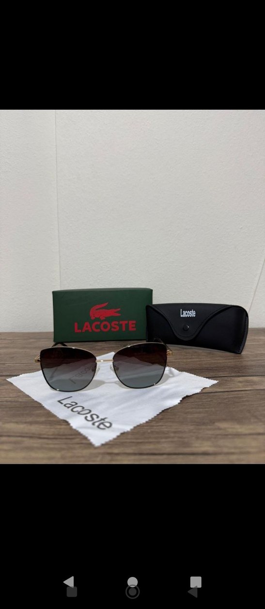 Şeffaf Parlak Kahverengi Kadın Güneş Gözlüğü - Görsel 3