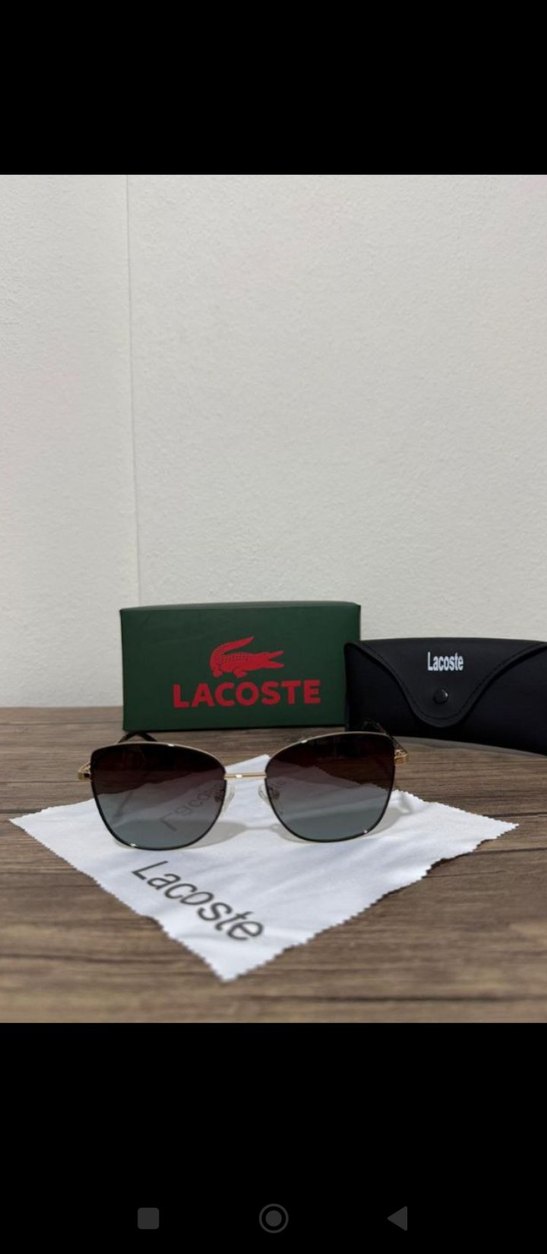 Şeffaf Parlak Kahverengi Kadın Güneş Gözlüğü - Görsel 4