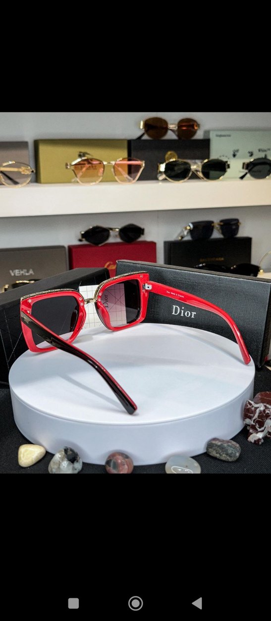 Klasik Kadın Kahverengi Parlak Güneş Gözlüğü - Görsel 3