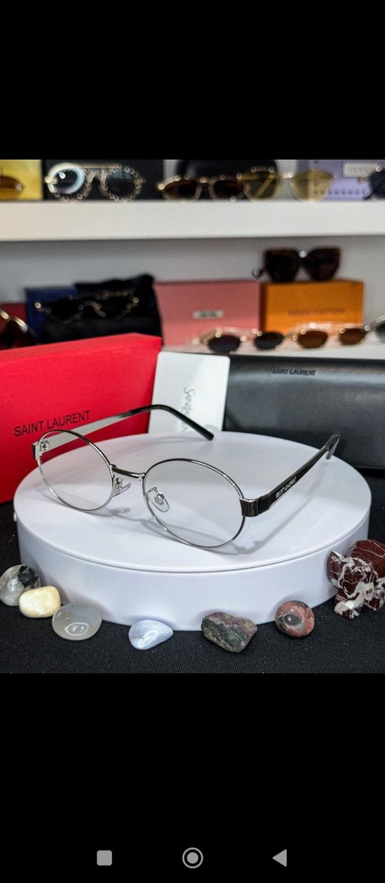 Bej Gri Klasik Kadın Gözlüğü - Görsel 2