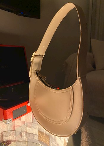 Bej Deri Tokalı Kadın Çanta - Görsel 7