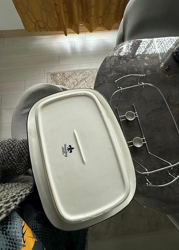 Gri Seramik Kapaklı Yemek Isıtıcı - Görsel 3