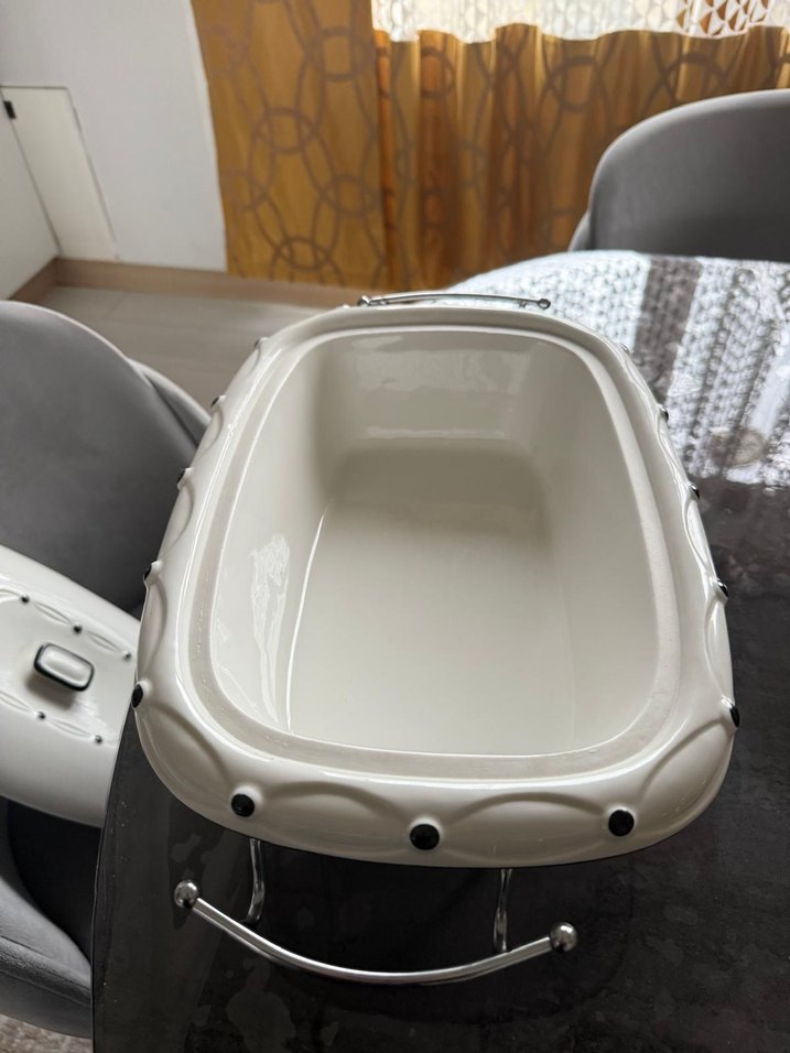 Gri Seramik Kapaklı Yemek Isıtıcı - Görsel 2